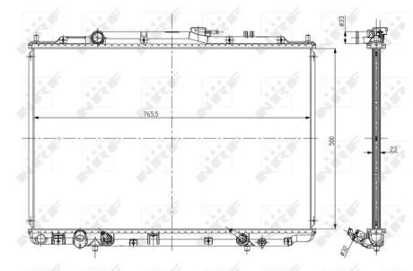 Радіатор NRF 56052