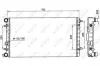 Радиатор, охлаждение двигателя NRF 58143 (фото 2)