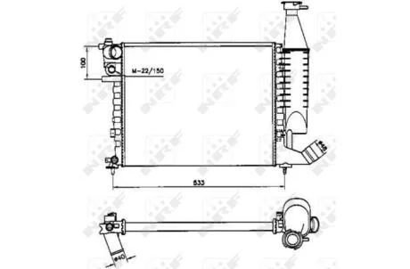 Радіатор NRF 58173