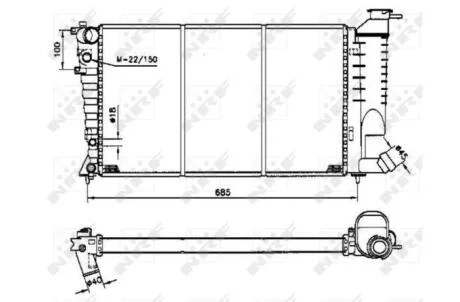 Радіатор NRF 58233