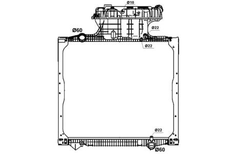 Радіатор NRF 58279