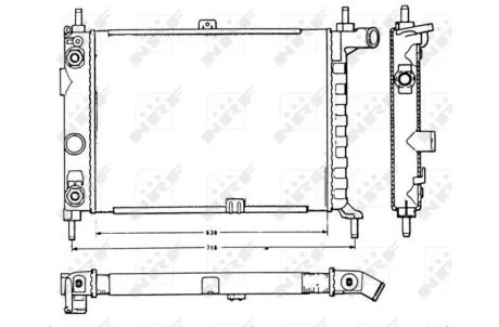Радіатор NRF 58721