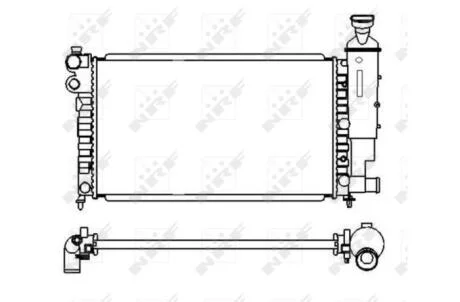 Радіатор охолоджування / РАДІАТОР ОХОЛОДЖУВАННЯ NRF 58920