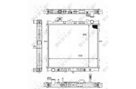 Радіатор NRF 59049