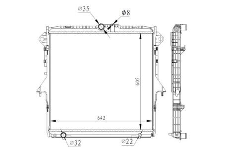 Радіатор NRF 59261