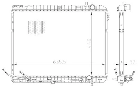 Радіатор NRF 59297