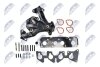 Коллектор выпускной renault megane I 1.4, 1.6 96-, clio ii 1.4, 1.6 98-05, 7700873358 NTY BKWRE000 (фото 2)
