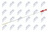 Щуп рівня оливи Peugeot 206 (1.1/1.4) 98->, 307 (1.4) (L-560mm) 00-> NTY BOLPE000 (фото 1)