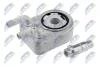 Масляний охолоджувач Chrysler Sebring Dodge Avenger, Caliber, Journey Fiat Freemont Jeep Compass, Patriot Lancia Flavia 1.8-2.4Lpg 06.06- NTY CCLCH004 (фото 1)