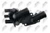 КОРПУС ТЕРМОСТАТУ | VW POLO 1.4 16V 01-09, SKODA FABIA I 1.4 16V 99-08, SEAT IBIZA IV 1.4 16V 02-07 /С ДАТчИКОМ/ NTY CTMVW029 (фото 5)