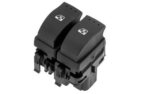 Кнопка електричного склопідіймача ліва Renault Clio II/Megane II/Scenic II 2002- NTY EWSRE001