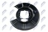 OSЭONA TARCZY HAMULCOWEJ BMW 5 03-10, 6 04- /TYЭ, PRAWA/ NTY HTOBM011 (фото 1)