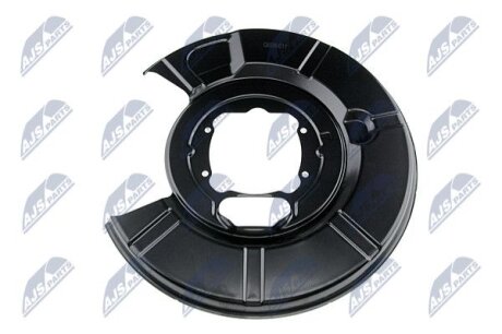 OSЭONA TARCZY HAMULCOWEJ BMW 5 03-10, 6 04- /TYЭ, PRAWA/ NTY HTOBM011