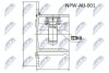 PRZEGUB WEWNиTRZNY VW SHARAN 03-, FORD GALAXY 03-, AUDI A4 8E5/B6 01-,8ED 04-, NTY NPW-AU-001 (фото 4)
