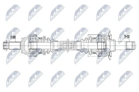 Bmw 5gt полуось левая бмв 5gt на BMW NTY NPWBM042
