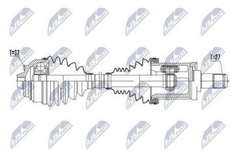 Bmw x3/x4 полуось левая бмв x3/x4 на BMW NTY NPWBM055