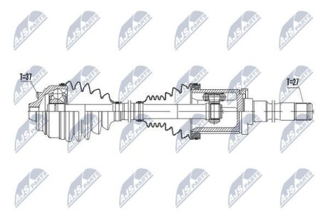 Приводной вал на BMW NTY NPWBM056