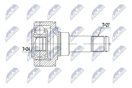 Bmw 3/4 f3/f8 шарнир равных угловых скоростей левый, правый бмв 3/4 f3/f8 на BMW NTY NPWBM057