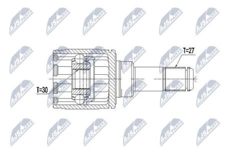 Bmw 3/3gt f3 шарнир равных угловых скоростей левый, правый бмв 3/3gt f3 на BMW NTY NPWBM066