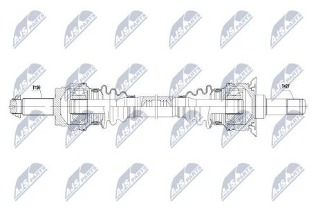 Bmw x5/x6 полуось левая, правая бмв x5/x6 на BMW NTY NPWBM069