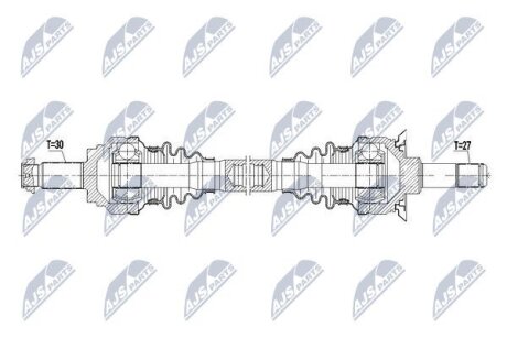Приводной вал на BMW NTY NPWBM085