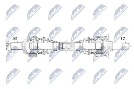Bmw 5 f10/f11 полуось левая бмв 5 f10/f11 на BMW NTY NPWBM101