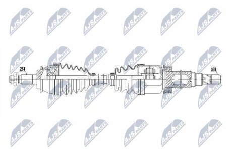 Mini cooper r56/r57/r58/r59 полуось правая мини купер r56/r57/r58/r59 NTY NPWBM131