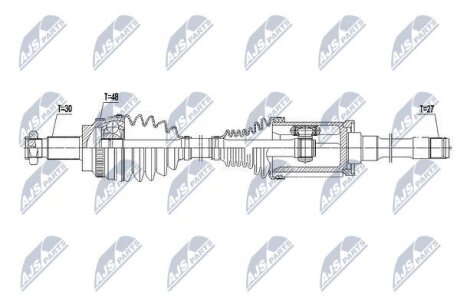 Bmw 3 xdrive e90/e91/e92 полуось правая бмв 3 xdrive e90/e91/e92 на Bmw NTY NPWBM145