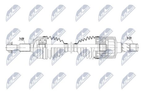 Jeep grand cherokee iii полуось левая джип гранд чероки ііі на Jeep NTY NPWCH068