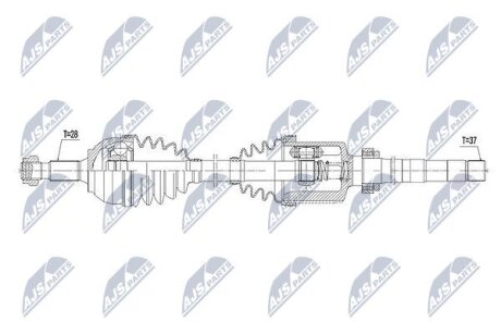 Citroen c5 iii полуось правая ситроен с5 ііі NTY NPWCT061