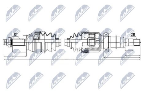 Ford focus i полуось правая форд фокус і на FORD NTY NPWFR030