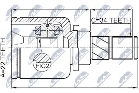 Ford focus шарнир равных угловых скоростей форд фокус на FORD NTY NPWFR051