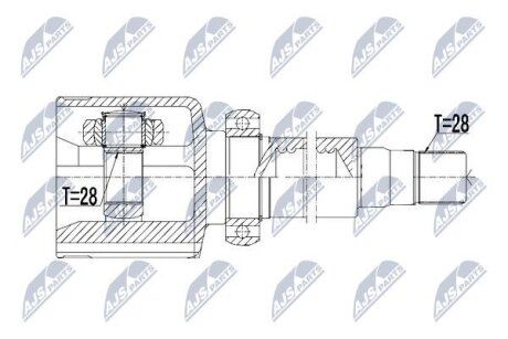 Ford mondeo iv шарнир равных угловых скоростей правый форд мондео iv на Ford NTY NPWFR069