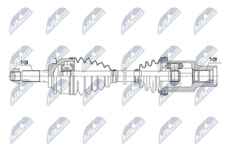 Ford ranger полуось правая форд ренджер 1749218 NTY NPWFR090