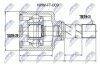 Fiat ducato шарнир равных угловых скоростей левый фиат дукато на CITROEN,FIAT,PEUGEOT NTY NPW-FT-009 (фото 1)