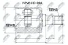 Honda civic ej/ek шарнир равных угловых скоростей правый хонда сивик ej/ek на HONDA NTY NPWHD004 (фото 1)