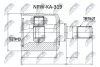 Внутренний шрус kia sportage 2.7 0410 hyundai tucson 2.7 0410,495012e700 NTY NPW-KA-319 (фото 1)