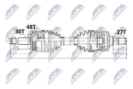 Kia sportage полуось левая киа спортейдж на HYUNDAI,KIA NTY NPWKA326