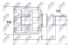 Шарнирный комплект, приводной вал на HYUNDAI,KIA NTY NPWKA328 (фото 1)