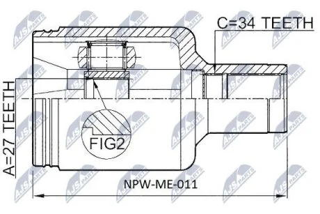 Mercedes s klasa шарнир равных угловых скоростей мерседес s класса на MERCEDESBENZ NTY NPW-ME-011