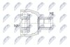 Mercedes w176 a160/a180 шарнир равных угловых скоростей левый мерседес w176 a160/a180 NTY NPWME082 (фото 1)