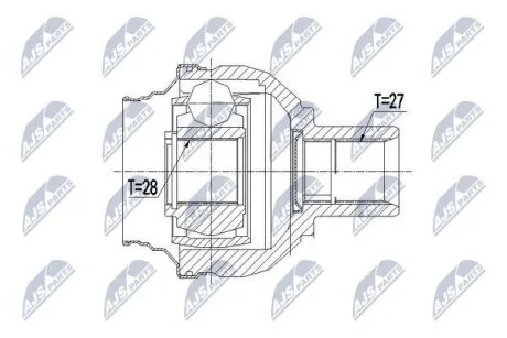 Mercedes w176 a180cdi шарнир равных угловых скоростей правый мерседес w176 a180cdi NTY NPWME083