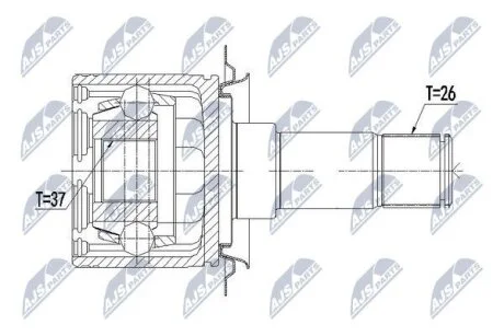 Mercedes vito шарнир равных угловых скоростей левый, правый мерседес вито на MERCEDESBENZ NTY NPWME094
