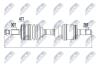 Піввісь приводу ліва Mitsubishi L200/Fiat Fullback 2,4/2,5 07- NTY NPW-MS-000 (фото 1)