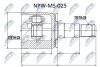 Mitsubishi pajero шрус левый митцубиши паджеро mr331257 NTY NPWMS025 (фото 1)