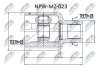Mazda 323 ba шарнир равных угловых скоростей левый, правый мазда 323 ba на MAZDA NTY NPW-MZ-023 (фото 1)