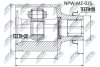Mazda 3 bk шарнир равных угловых скоростей правый мазда 3 bk на MAZDA NTY NPW-MZ-025 (фото 1)