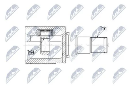 Mazda 6 шарнир равных угловых скоростей левый мазда 6 на MAZDA NTY NPWMZ049