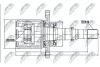 Nissan qashqai 4wd шарнир равных угловых скоростей правый нисан кашкай 4wd NTY NPWNS046 (фото 1)