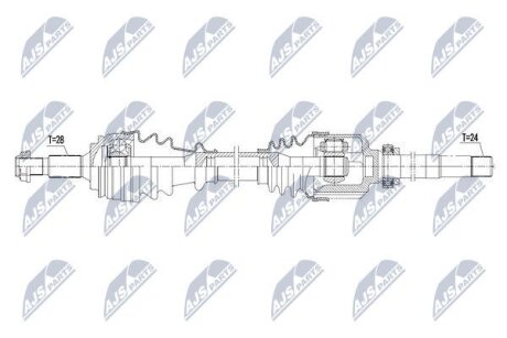 Peugeot 308 ii полуось правая пежо 308 ii NTY NPWPE019
